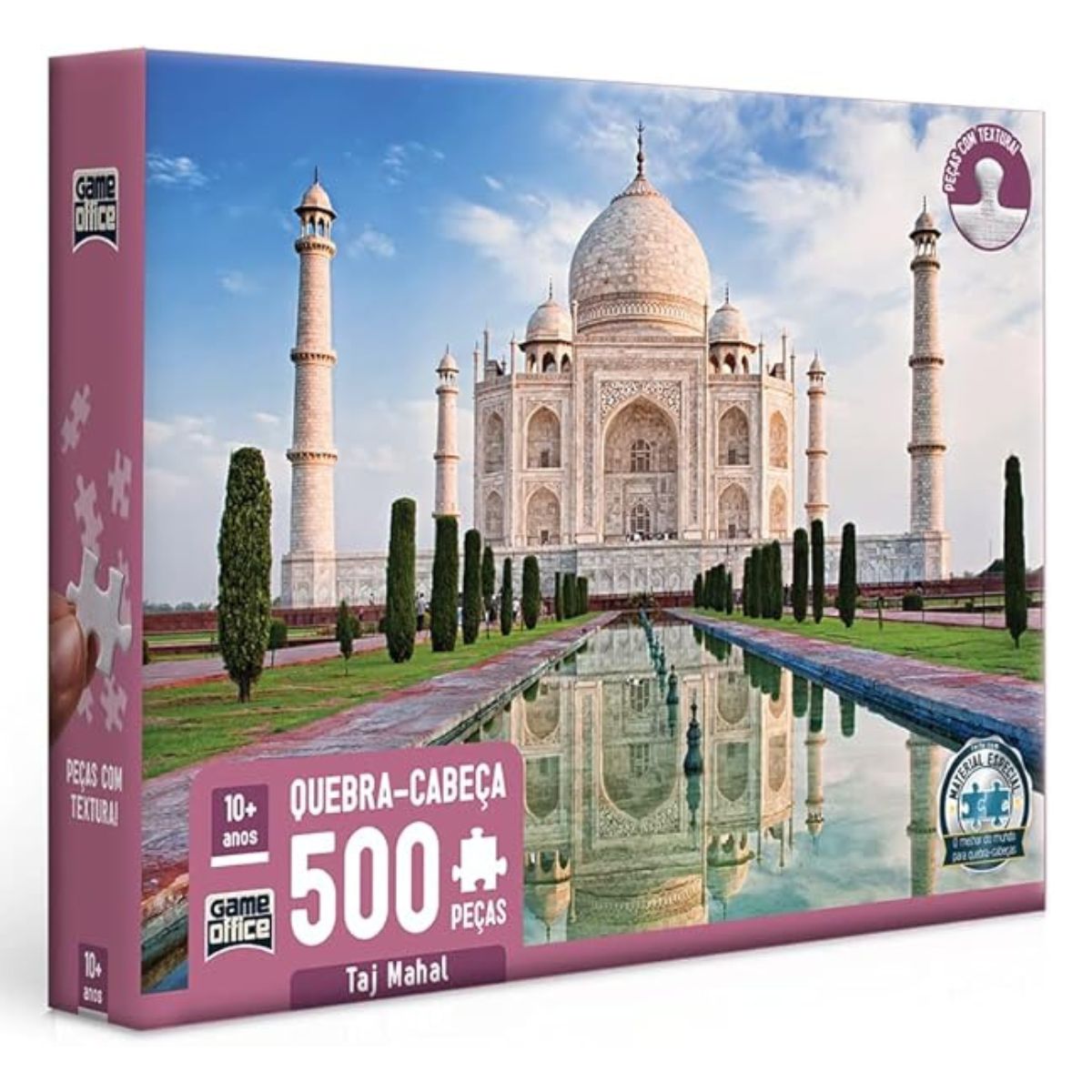 Quebra-cabeça Taj Mahal 500 Peças - Toyster Quebra-cabeça Taj Mahal 500 Peças - Toyster